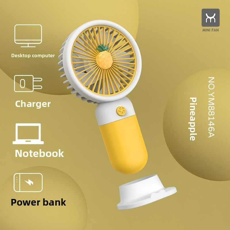 Summer Handheld USB Mini Fan, Portable and Multifunctional